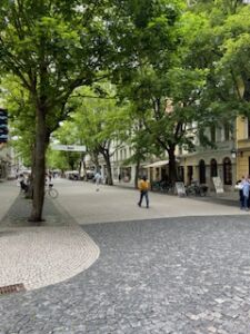 Street scene in Weimar